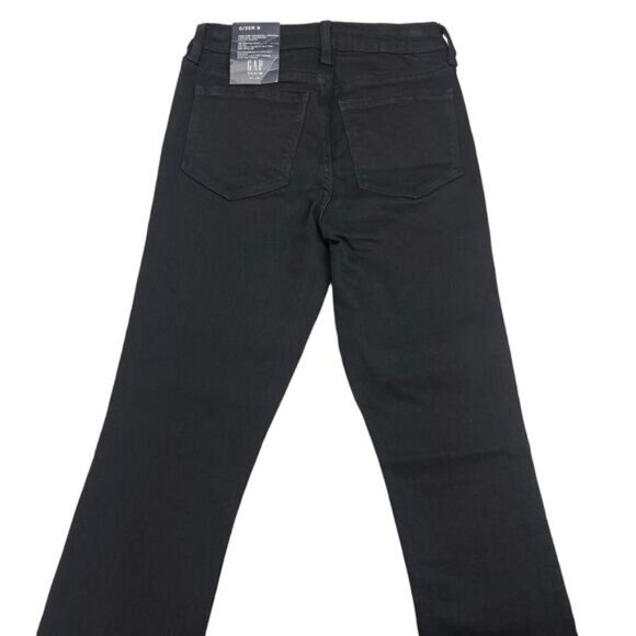NWT GAP High Rise Universal Legging Denim Sz 25 Black - Picture 5 of 6